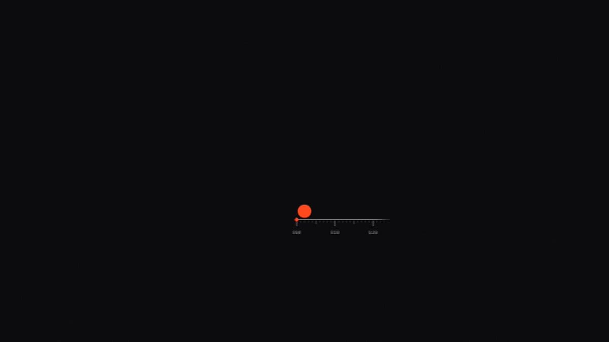 简约 Showreel 动态图形 提示词示例图