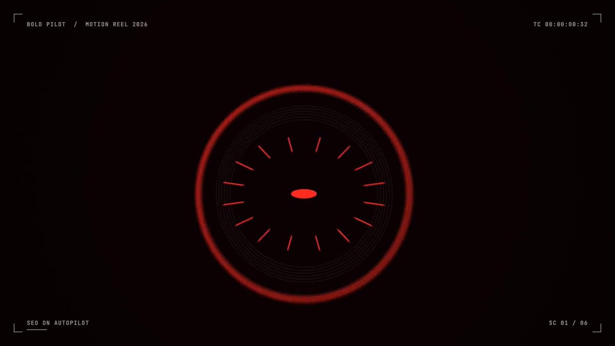 Bold Pilot Showreel Motion Graphics Prompt 提示词示例图