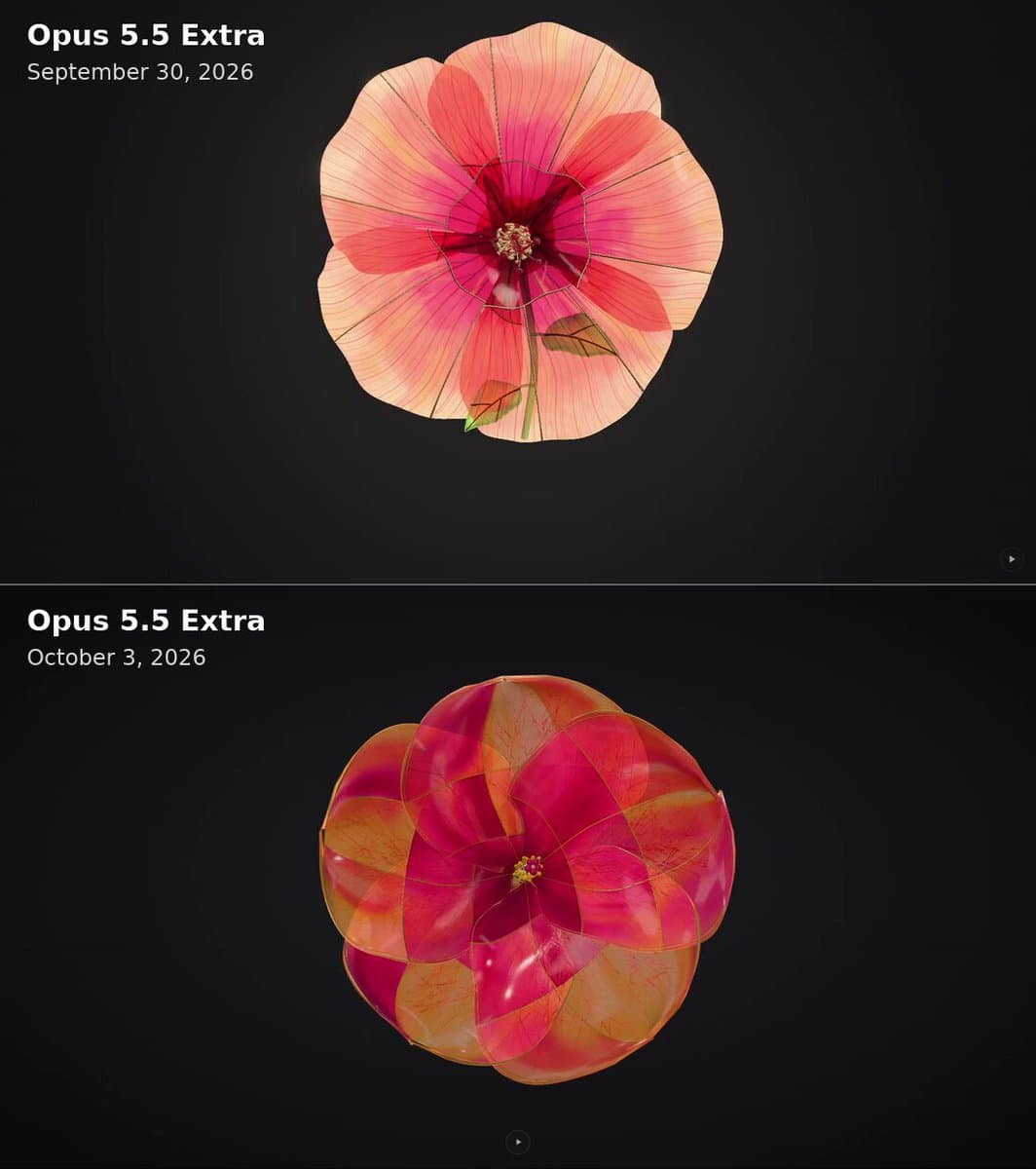 交互式彩色玻璃芙蓉艺术 提示词示例图