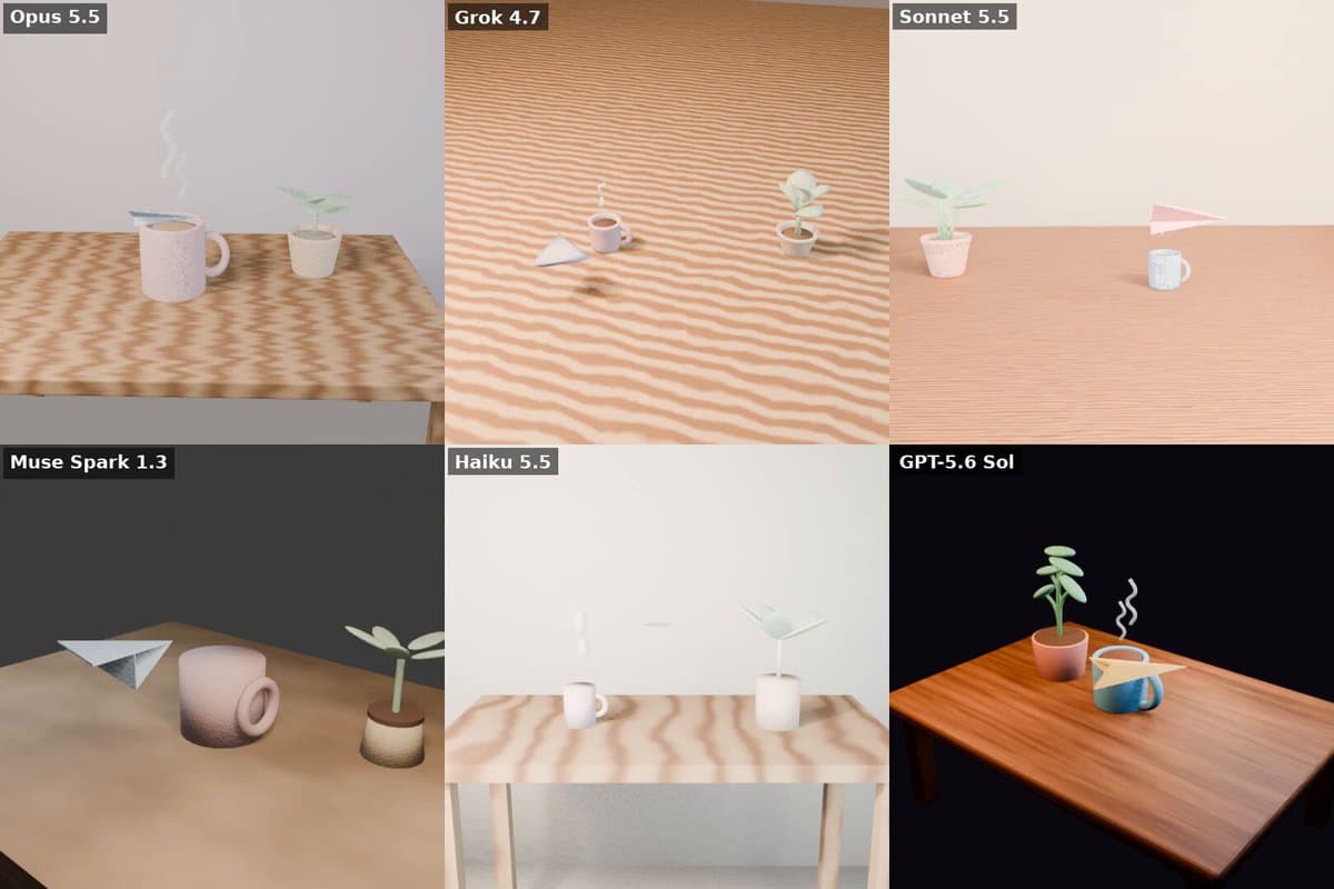 Blender 黏土动画脚本对比 提示词示例图