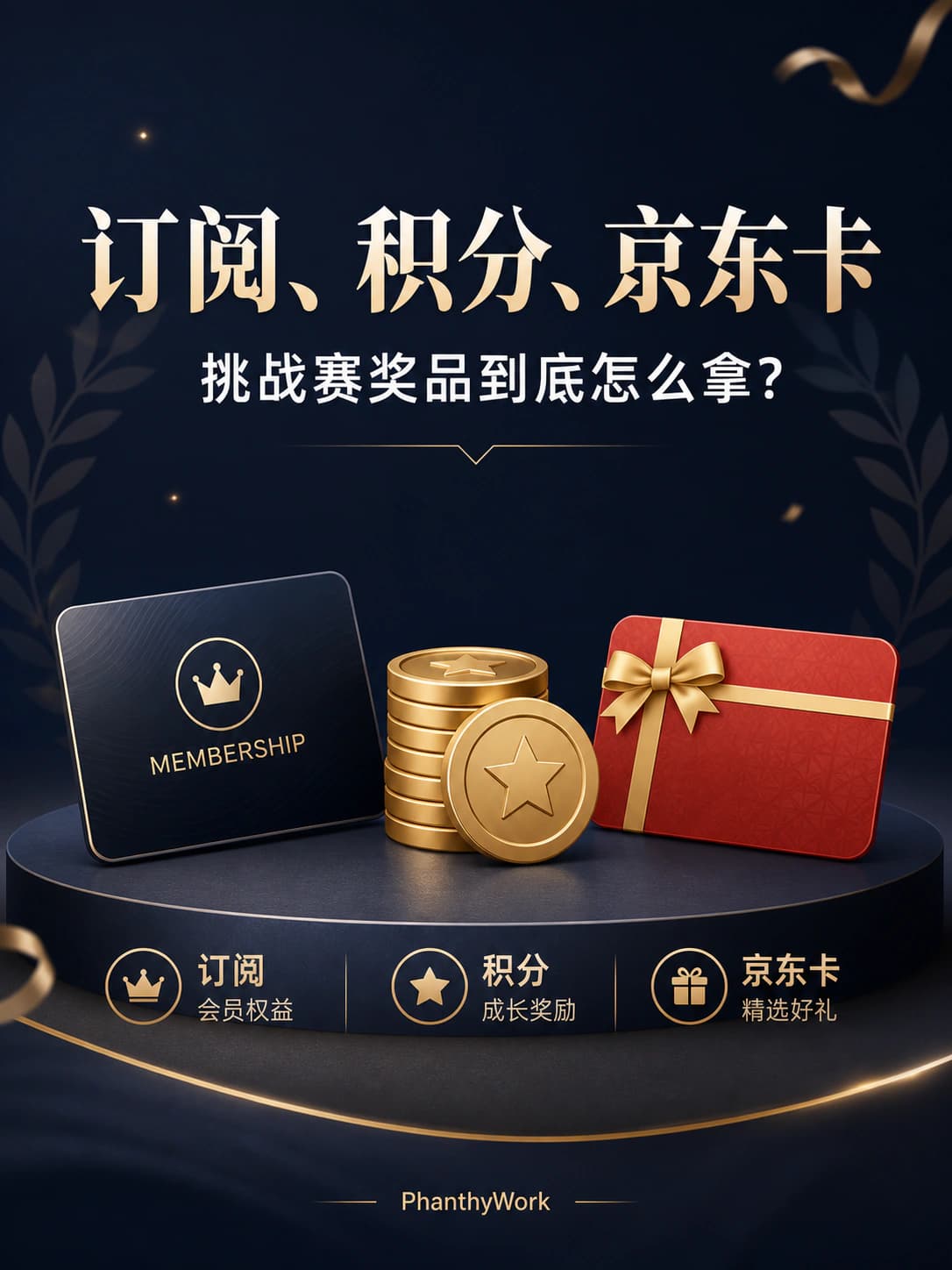 订阅、积分、京东卡:挑战赛奖品到底怎么拿
