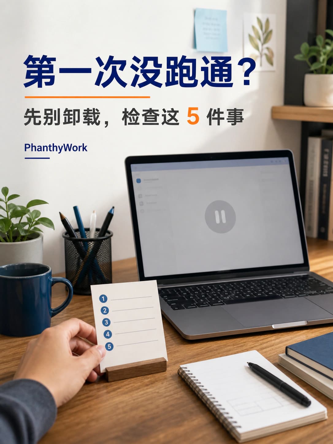 第一次没跑通?先别卸载,检查这 5 件事