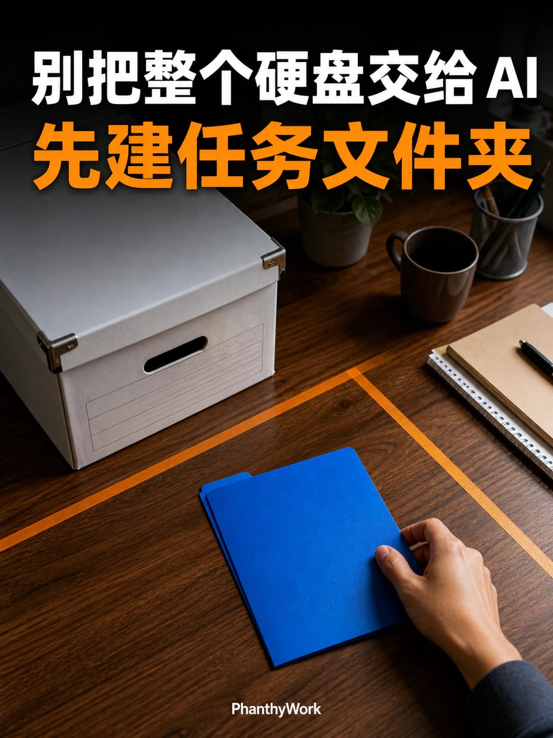 别把整个硬盘交给 AI,先建这个任务文件夹