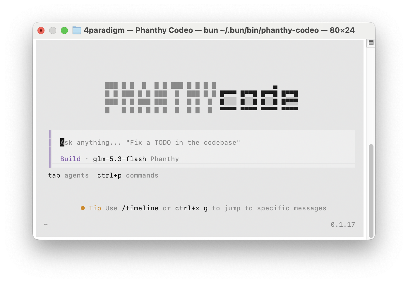 PhanthyCode CLI terminal interface