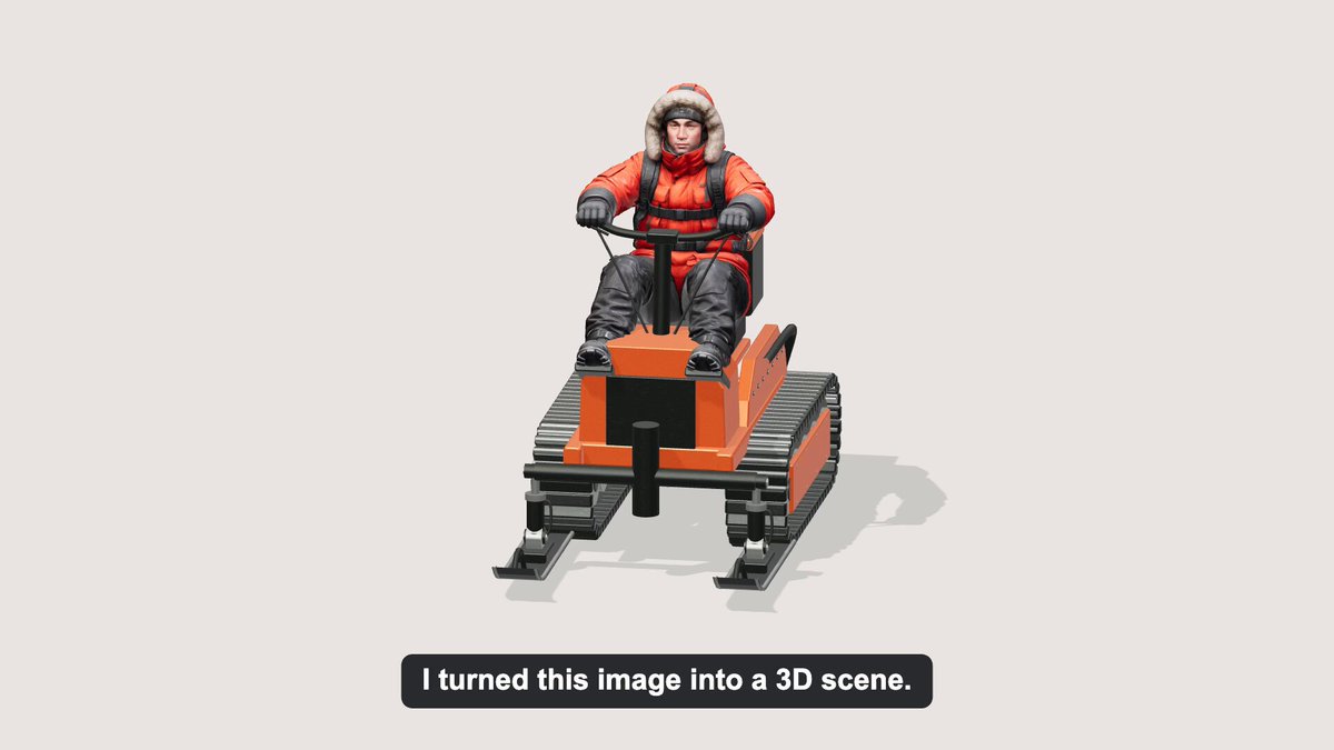 极地研究员 3D 角色模型 提示词示例图