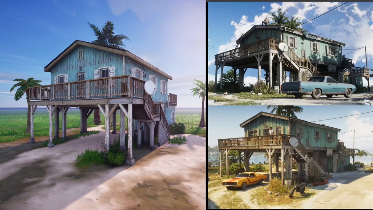 GTA 6 海滩别墅 MCP 工作流 提示词示例图