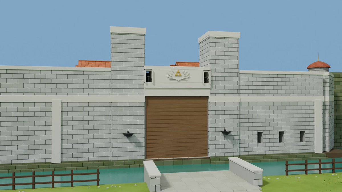 在 Blender 中重建塞尔达传说：海拉鲁 提示词示例图