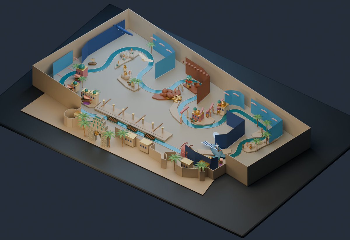 迪士尼《辛巴达》3D 建模 提示词示例图