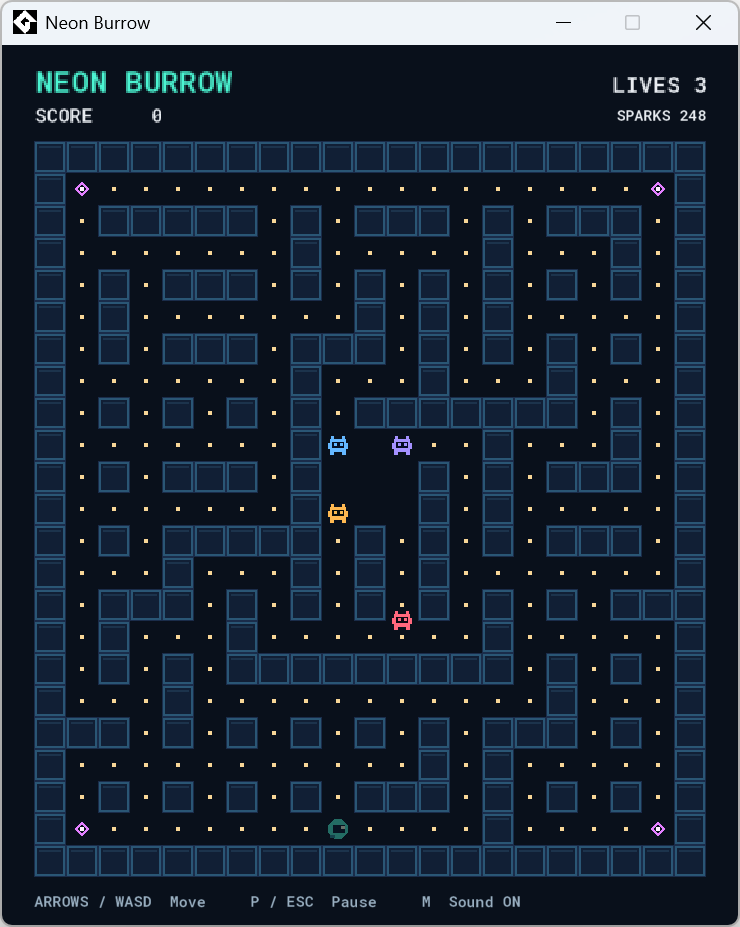 GameMaker 吃豆人克隆版 提示词示例图