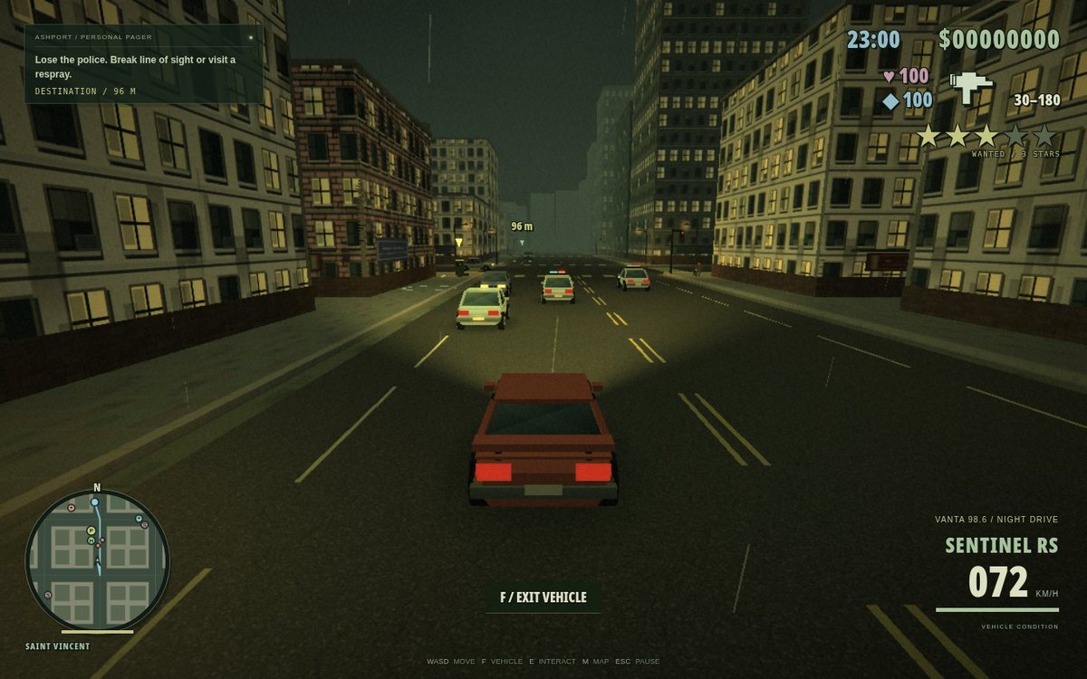 GTA III 风格复古游戏 提示词示例图